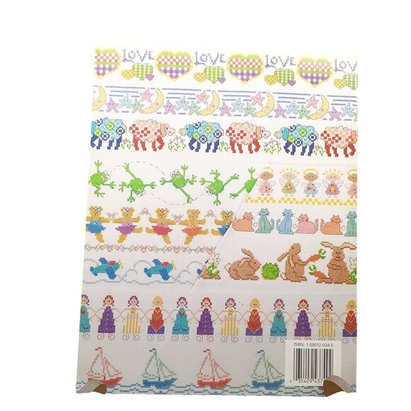 Borders For Babies Cross-Stitch Pattern Book By Carol Wilson Mansfield 1995 - Picture 2 of 2